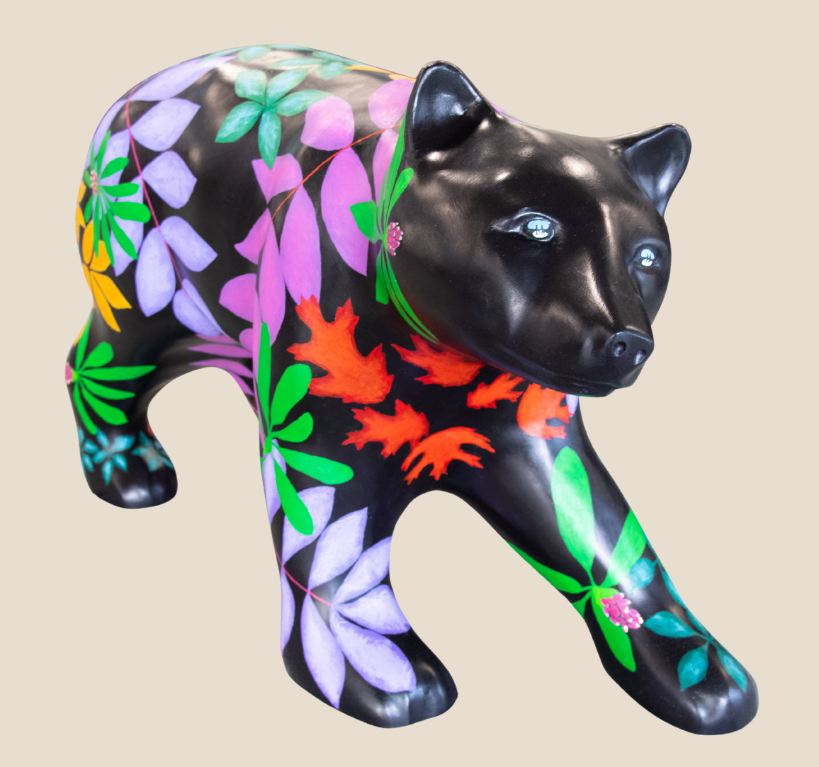 painted fiberglass bear