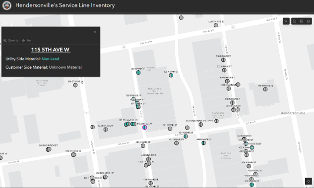 service line inventory map