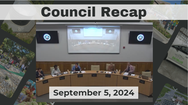 Council Recap thumbnail, showing council members discussing.