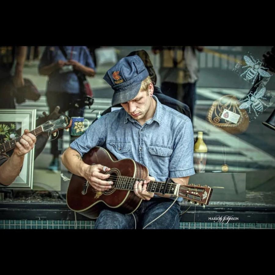 image of Vaden Landers playing guitar