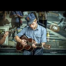 image of Vaden Landers playing guitar