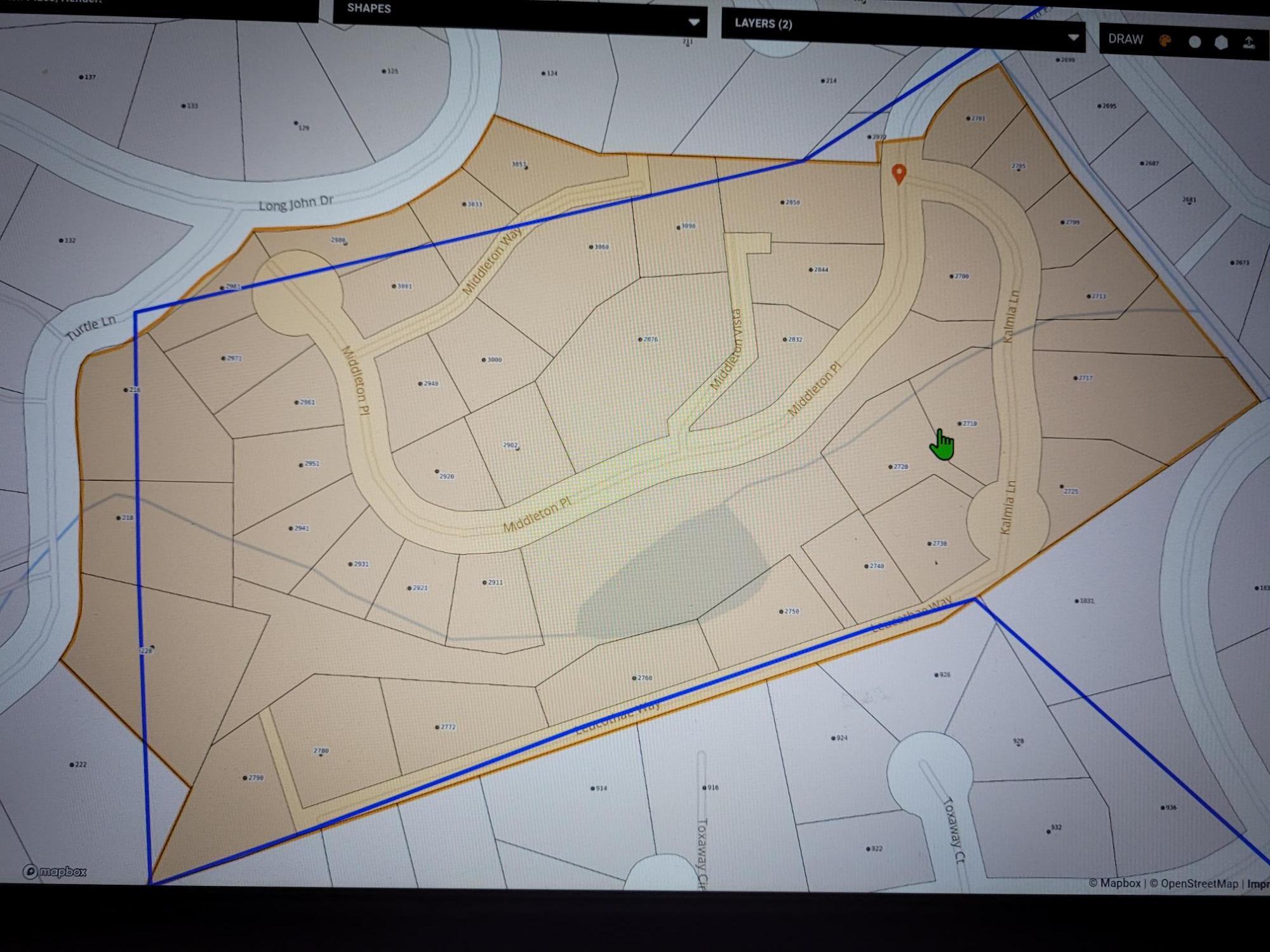 Map of Middleton Place area
