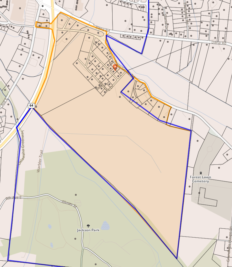 Map of Tracy Grove Rd, East Dogwood Ln, & Wilmont Dr in Hendersonville Map of Tracy Grove Rd, East Dogwood Ln, & Wilmont Dr in Hendersonville