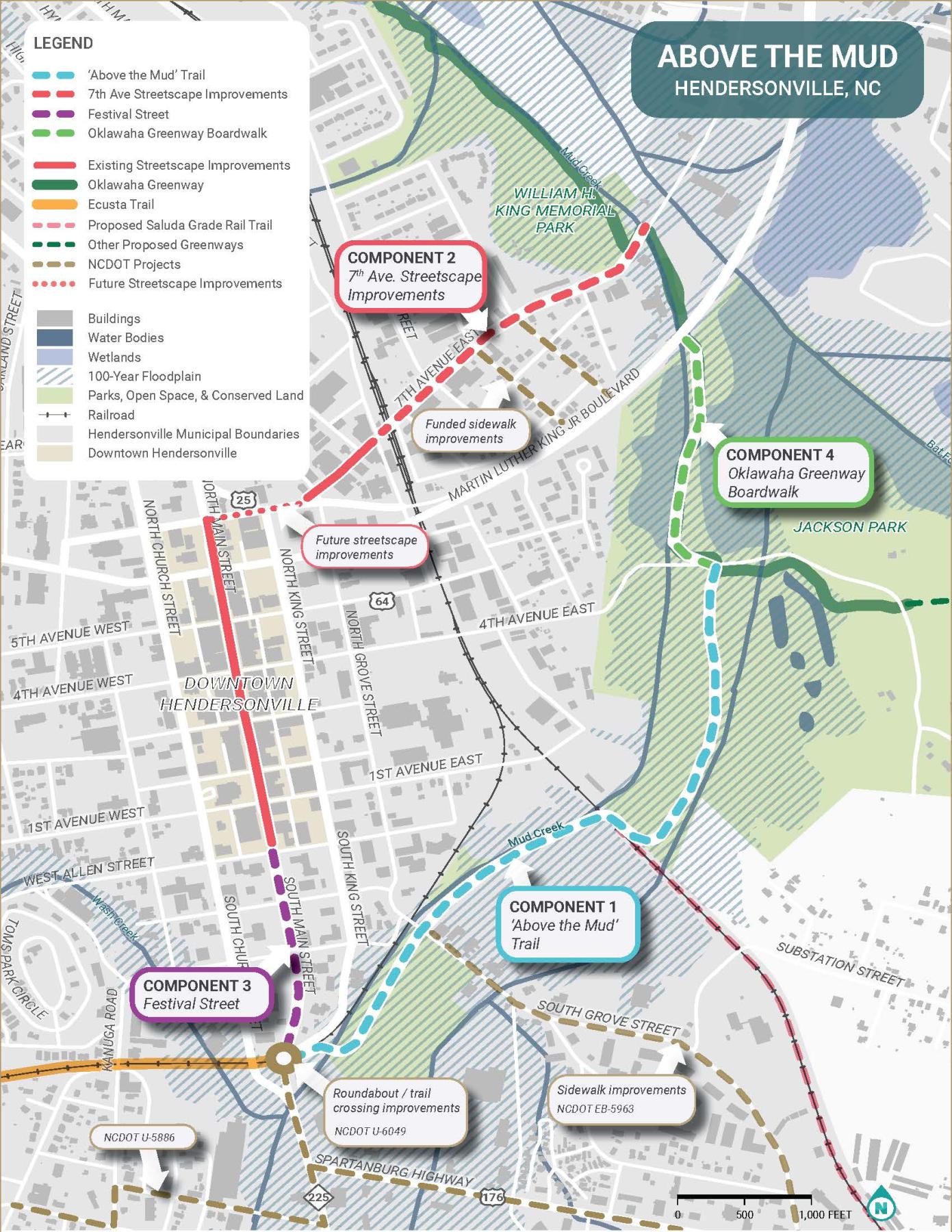 map of above the mud project