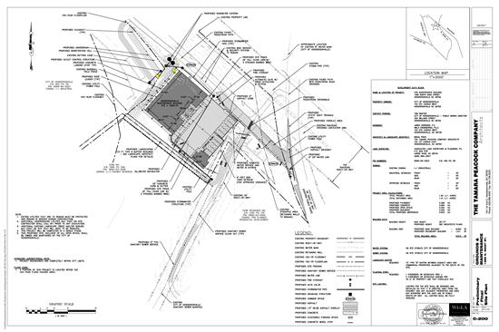 Plans for the building