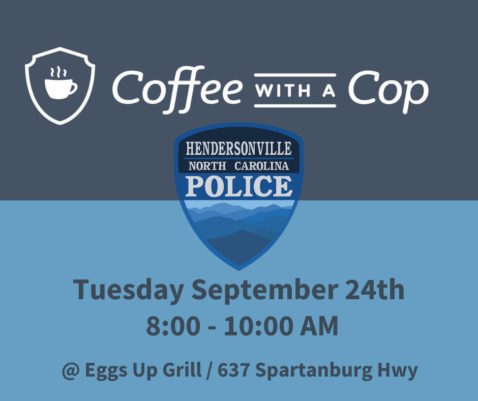 Coffee With A Cop Event Graphic