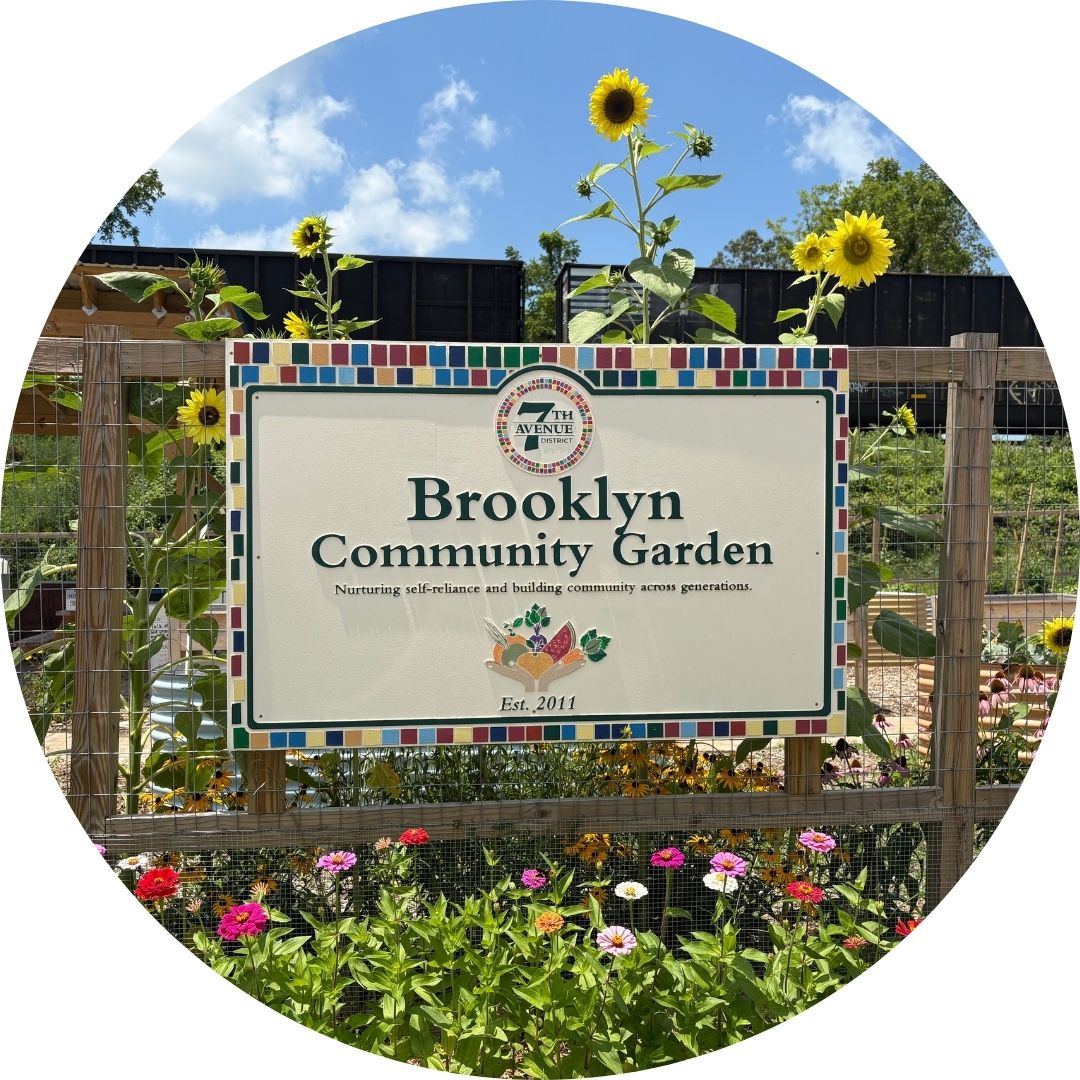 Brooklyn Community Garden Sign Brooklyn Community Garden Sign